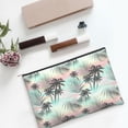 thumbnail image 6 of Hirioo Tropical Summer Palm for Paper Reusable Cosmetic Bag Zipper Encouragement Travel Pouch Toiletry Bag for Women Girls, 6 of 7
