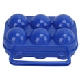 thumbnail image 2 of Eggs Protective Box, No Peculiar Smell Shatterproof 6 Grid Egg Box ABS  For Barbecues For Picnics For Trips Orange,Blue,Green, 2 of 8