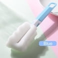 thumbnail image 7 of Yucurem Sponge Bottle Brush Long Handle Baby Bottle Cleaner Cup Cleaning Tool Water Bottles for Sports (Blue), 7 of 7