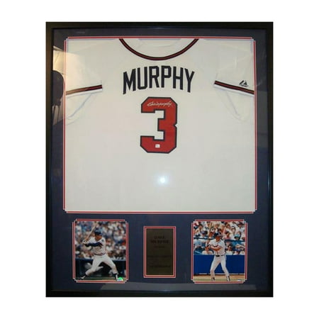 36x44 Autographed Jersey Frame - Dale Murphy Atlanta Braves