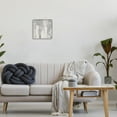 thumbnail image 2 of Grey Brushed Abstract Arrangement Abstract Painting Gray Framed Art Print Wall Art, 2 of 7