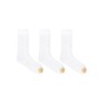 thumbnail image 6 of GoldToe Edition Women's Slouch Crew Socks White, 3 Pairs, Size 6-9, 6 of 7