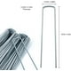 thumbnail image 2 of Estaca de fijación, 50 estacas de jardín en forma de U, para lona antimalezas, estacas de camping, valla de jardín, 150 mm de largo, 25 mm de ancho, 3 mm de diámetro, 2 of 5