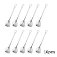 thumbnail image 1 of Billuyoard Cuchara de café con forma de corazón de acero inoxidable, 10 Uds., postre, azúcar, cucharas para revolver, cucharadita, accesorios de cocina Juegos de servir café y té Billuyoard HA019955-00, 1 of 1
