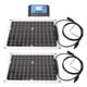 thumbnail image 5 of Kit De Panel Solar De 2 Uds, Panel De Carga Solar De Silicio Monocristalino De 50 W Con Controlador De 10 A Para Coche, Yate, RV, 5 of 7