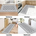 Findosom 20"x32"+20"x48" 2pcs Kitchen Rug Set Non Slip Kitchen Runner