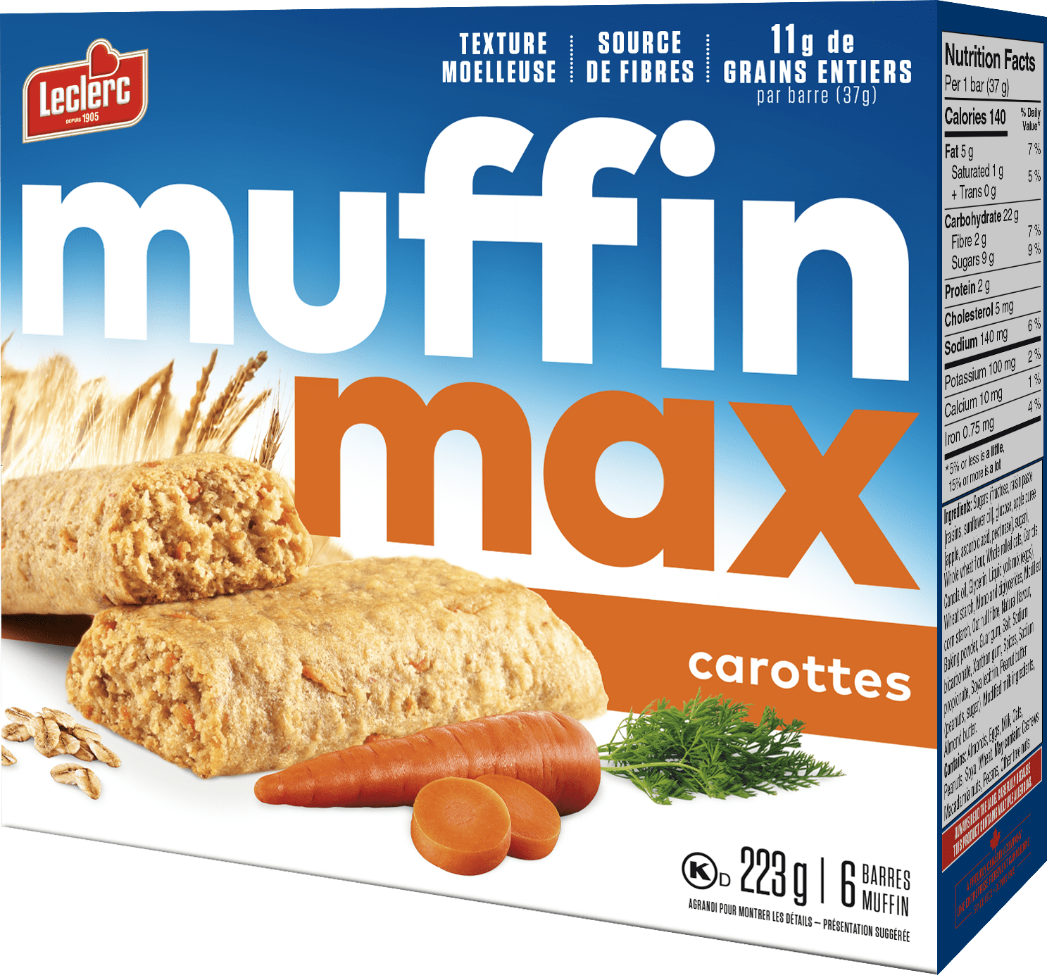 Muffin Max Carrot Muffin Bars