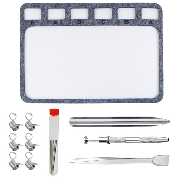 Rectangle Felt Beading Mats 11Pcs Jewelry Making Art Craft Supplies Home Decoration Sturdy Bead Boards for Home Use