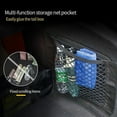 thumbnail image 5 of Car Back Rear Trunk Storage Net Seat Elastic String Net Magic Sticker Mesh Storage Bag Interior Storage Network, 5 of 5