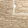 thumbnail image 5 of Ekena Millwork 45 3/4"W x 24 1/2"H x 1 1/4"D Canyon Ridge Stacked Stone, EverStone Faux Stone Siding Panel, Ocean Floor, 5 of 9