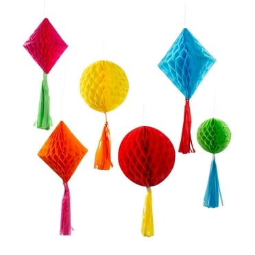 Paper Hanging Lanterns Decoration Disco Party-3pc main image 0