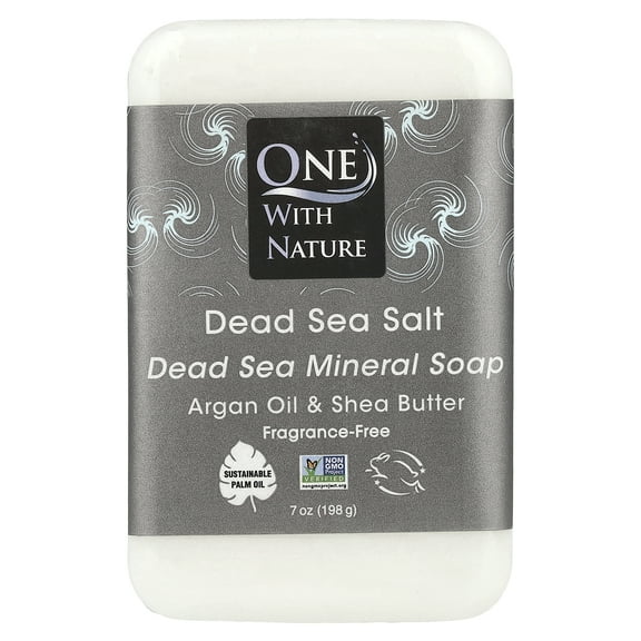 One With Nature Dead Sea Minerals Dead Sea Salt Soap 7 oz
