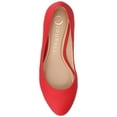thumbnail image 4 of Journee Womens Saarii Wide Width Slip On Block Heel Round Toe Pumps, 4 of 9