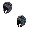 thumbnail image 1 of Soidarity EVA Portero Rugby Fútbol Fútbol Casco Rugby Sombrero Cabeza Protector Guardia Colorido Azul Type2 NO2, 1 of 1