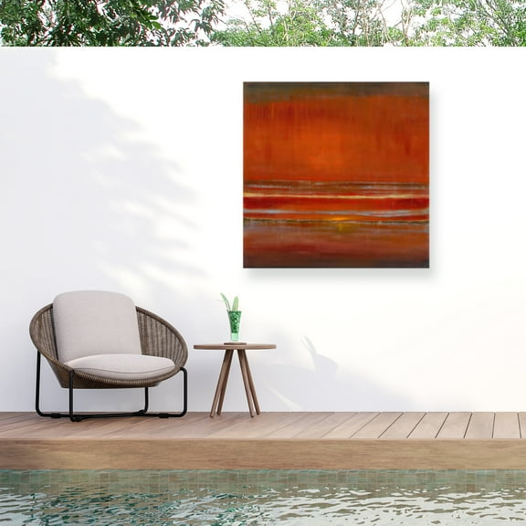 Rio 'Red Horizon' Outdoor All-Weather Wall Decor