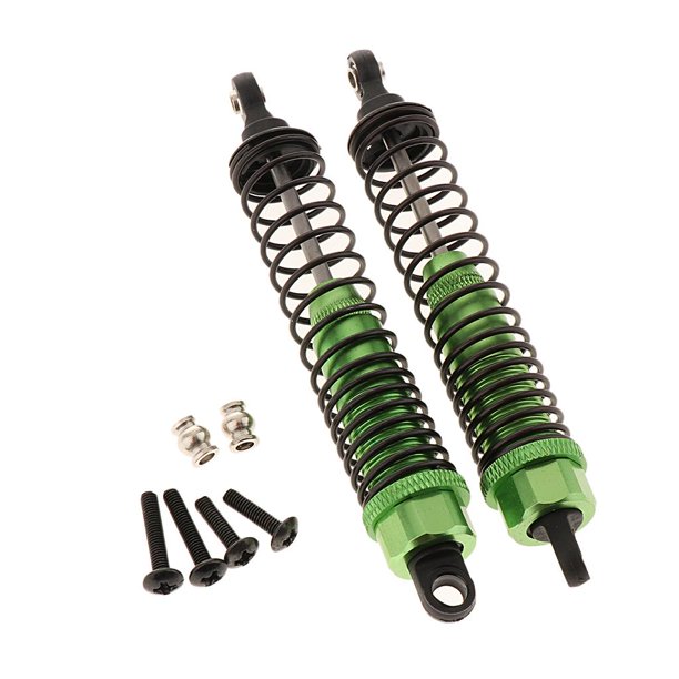 2 Unids Amortiguador de Automóvil rol Verde Hugo Amortiguadores de RC
