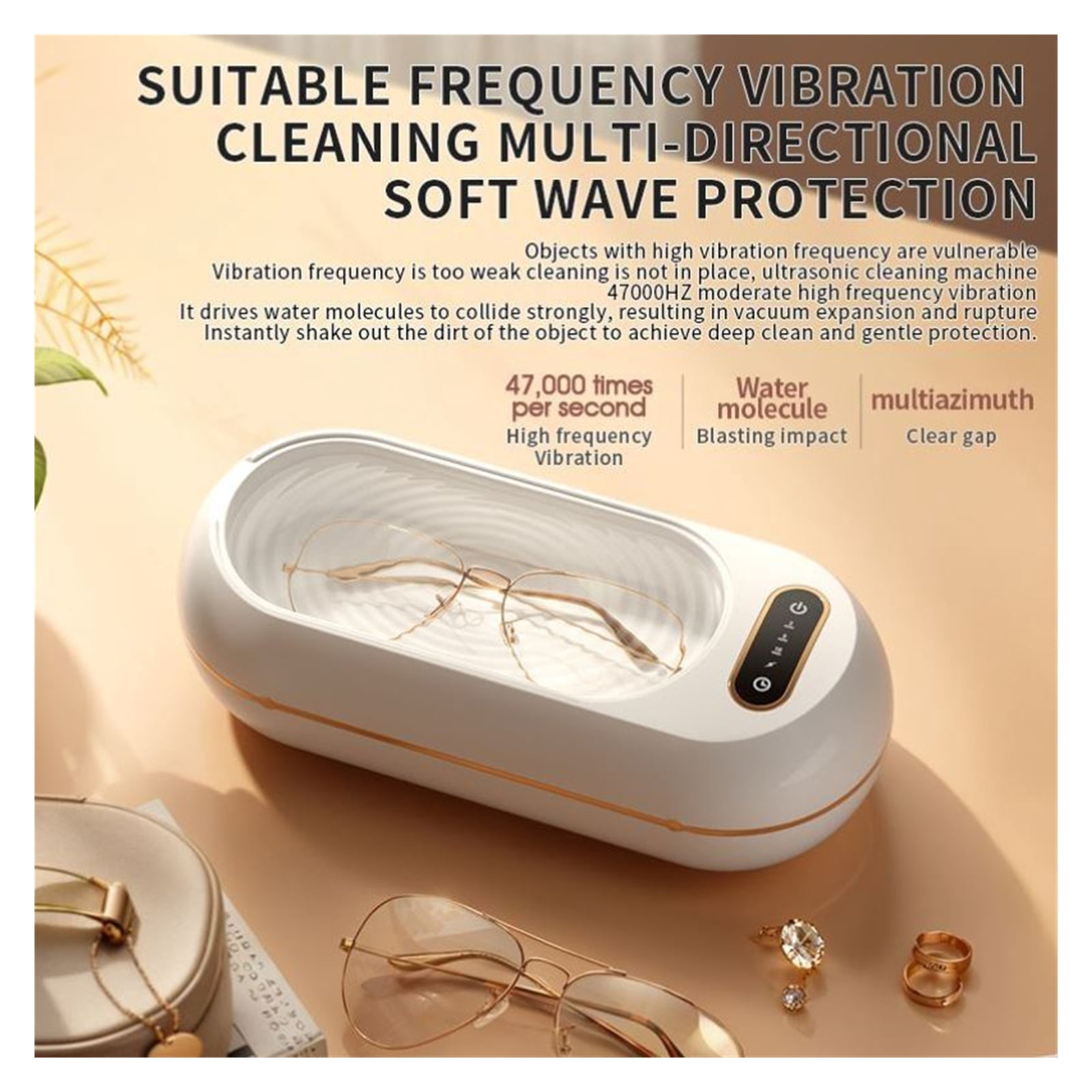Multi-Function Electric Braces Box Invisible Retainer Denture Cleaning Machine Jewelry Cleaner