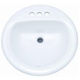 thumbnail image 2 of Lavabo de baño ProFlo PF194R Rockaway 19 circular blanco, 2 of 3