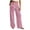 Red, variant on Ahabrexf Women's Striped Wide Leg Pants, Elastic Waist Drawstring Side Pockets Loose Fit Casual Trousers for Daily Travel and Everyday Wear