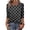 Black and Gray, variant on Iaqnaocc Womens Tops 3/4 sleeve tops for women Dressy Casual Round Neck T-Shirts Polka Dots Fashion Clothing Tunic Tops Loose Fit Fall Spring T Shirts Red M