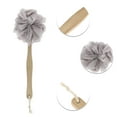thumbnail image 3 of 1 Pc Long Handle Bath Brush Back Scrubber for Bathroom 14.96" Length Purple, 3 of 6