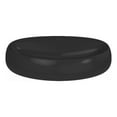 thumbnail image 2 of Pemberly Row Ceramic Oval Wall Mount Bathroom Sink in Matte Black, 2 of 3