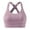 Purple, variant on Qingpeng Sports Bra for Women High Impact Adjustable Criss Cross Back
