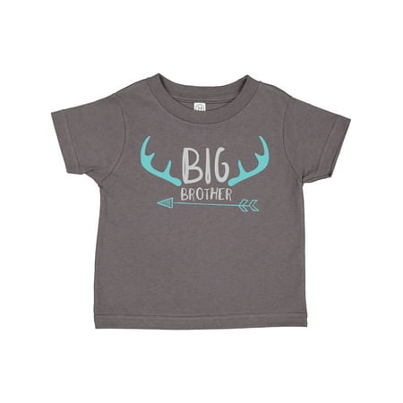 

Inktastic Big Brother Older Brother Deer Antlers Arrow Gift Toddler Boy Girl T-Shirt