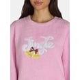 thumbnail image 3 of Holiday Time Women's Ornaments Holiday Plush Pajama Set, 2-Piece, Sizes S to 3X, 3 of 5