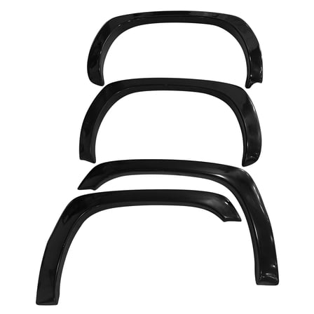 Ikon Motorsports Fender Flares for 1999-2006 Chevy Silverado & GMC Sierra 1500 2500 3500, OE Style Black Wheel Arch Extension Cover, Front& Rear 4PCS