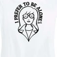 thumbnail image 3 of Daria - I Prefer To Be Alone - Women's Short Sleeve Graphic T-Shirt, 3 of 5