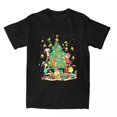 thumbnail image 1 of Camiseta navideña de Snoopy y Charlie Brown, camisetas informales, camisetas de manga corta, camisetas de verano 100 % algodón, camisetas de cuello redondo de talla grande, 1 of 5