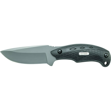 High Carbon Drop 2141OT Copperhead Full Tang Drop Point Fixed Blade, Ti-Nitride Coated 7Cr17MoV High Carbon Stainless Steel Drop Point Blade By Old Timer ()