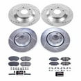 thumbnail image 3 of PowerStop Front and Rear Z23 Evolution Sport Carbon-Fiber Ceramic Brake Pad and Drilled & Slotted Rotor Kit Fits: MAZDA Select Models K8351, 3 of 10
