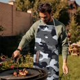 thumbnail image 4 of Camouflage Adjustable Waterproof Apron for Adults 33x27 Inch – Cooking Apron with 2 Large Pockets, Durable Polyester Bib for Kitchen, Baking, BBQ, and Home Use, 4 of 6