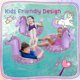 thumbnail image 5 of 26-27 1 Unicorn Inflatable Pool Floats for Kids, Pool Float Inflatable Pool Rings with Glitter Swimming Pool Float Toy Inflatable Swimming, 5 of 5