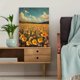 thumbnail image 5 of Qisvanset Framed Canvas Wall Art 12x16 Inch Wildflower Field Panoramic Botanical Wall Decor, 5 of 5