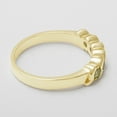 thumbnail image 5 of LBG British Made 18k Yellow Gold Natural Peridot Womens Eternity Ring - 33 size options - Sizes 4 to 12 Available, 5 of 6