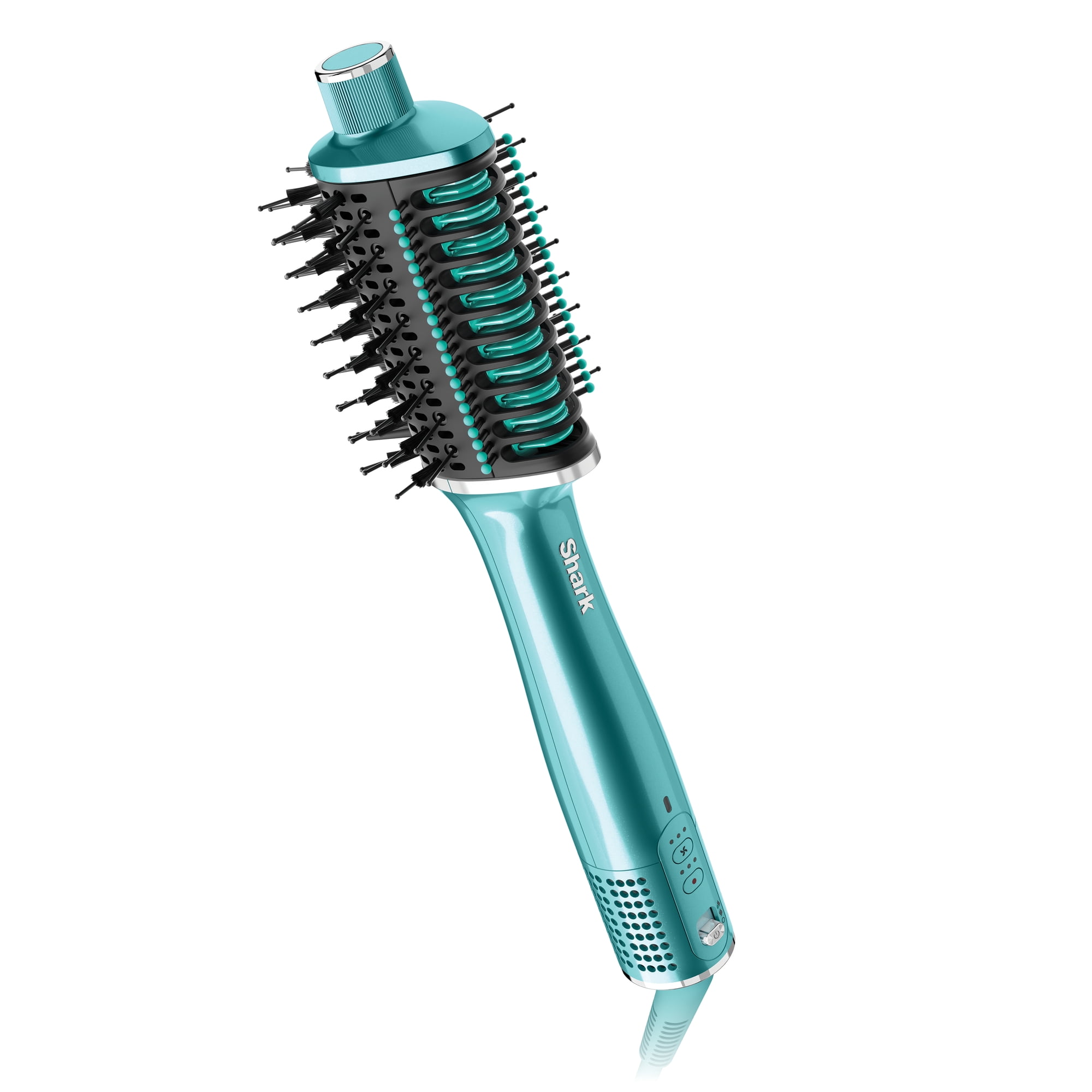 Shark Glossi 2-in-1 Hair Styling Tool & Air Glosser, Hot Tool, Blow Dryer, Wet-to-Dry Styling, 120 Volts, HT302TL Teal