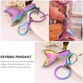 thumbnail image 3 of WHAMVOX Mermaid Car Accessories 1Pcs Multi-colored Fish Shape Pendant for Key Chains and Bags, 3 of 8