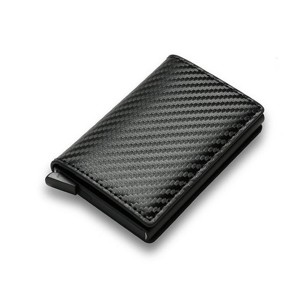 Weloille Smart Wallet Automatically Eject Card Package Metal Card Package (4.1 x 2.6 x 1.4inch)