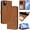 Brown, variant on Phone Case for Samsung Galaxy Note 10 Lite Pu Leather Rfid Blocking Flip Folio Card Slots Holder Kickstand Magnetic