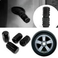 thumbnail image 4 of 4x Car Truck Bike Tire Wheel Rims Stem Air Valve Caps Tyre Cover Aluminum E9C7, 4 of 9
