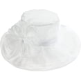 thumbnail image 2 of Women Girl Tea Party Fascinator Hat Church Funeral Cocktail Easter British Organza Veil Dress Hat Cap, 2 of 6