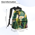 thumbnail image 4 of Lsque Tropical Floral Jungle Classic Casual Backpack - Large Capacity Water-Resistant Backpack for School, Work, Travel, and Outdoor Activities, 4 of 8
