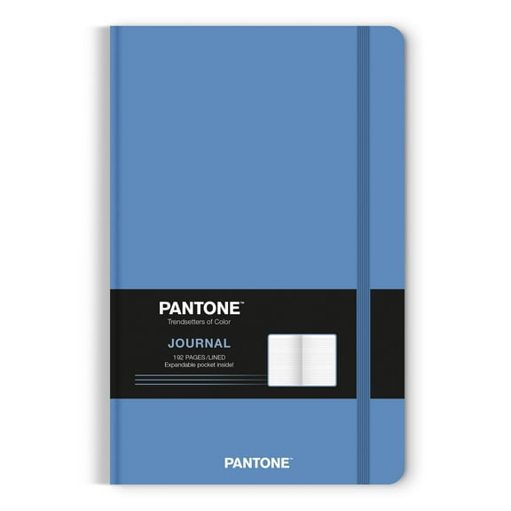 Pantone OFFICIAL Blue Denim | 5.25x8.25" Lined Compact Journal | Non-Dated | BrownTrout