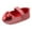 Red, variant on Christmas! Ohufall Toddler Shoes Infant Girls Indoor Soft-Soled Heart-Shaped Princess Shoes Baby Walking Shoes