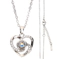 thumbnail image 1 of Te amo collar 100 idiomas diferentes amor heart collar, 1 of 6
