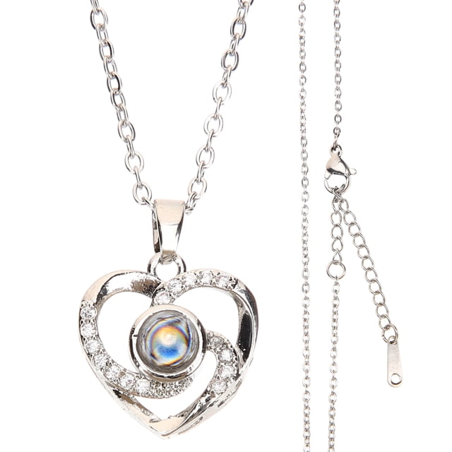 Te amo collar 100 idiomas diferentes amor heart collar