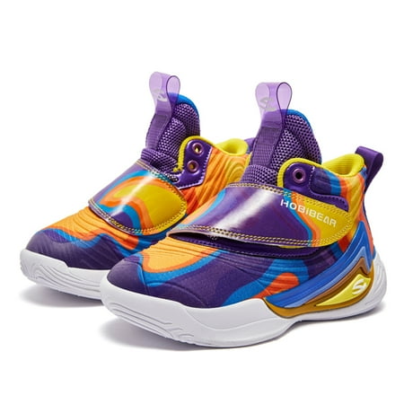 

Engtoy Kids Basketball Shoes Boys Girls High-Top Sneakers Non-Slip Sport Shoes(Little Kid/Big Kid)